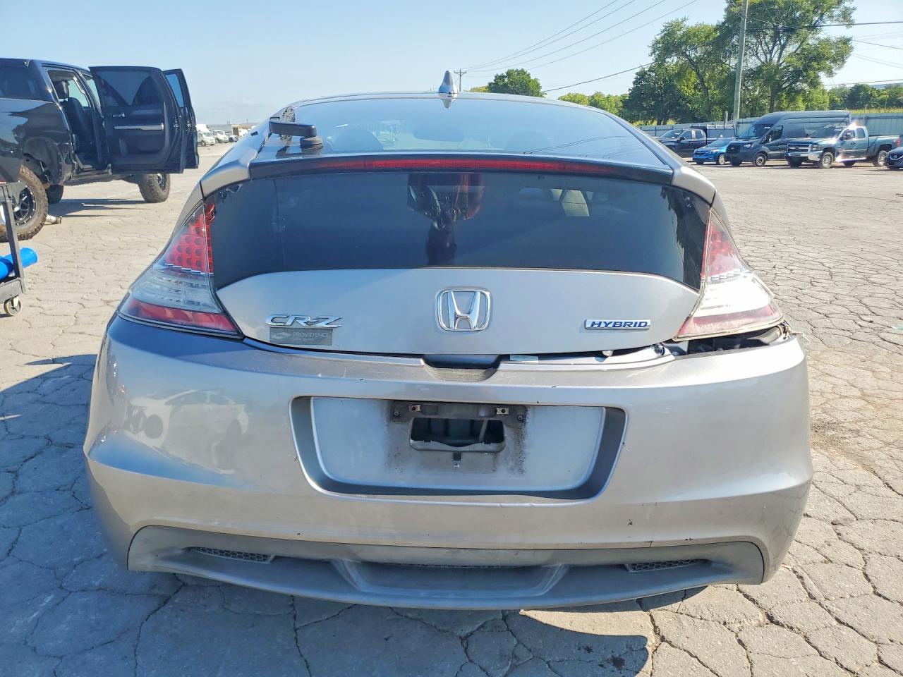 2011 Honda Cr-z Silver vin: JHMZF1D49BS010346