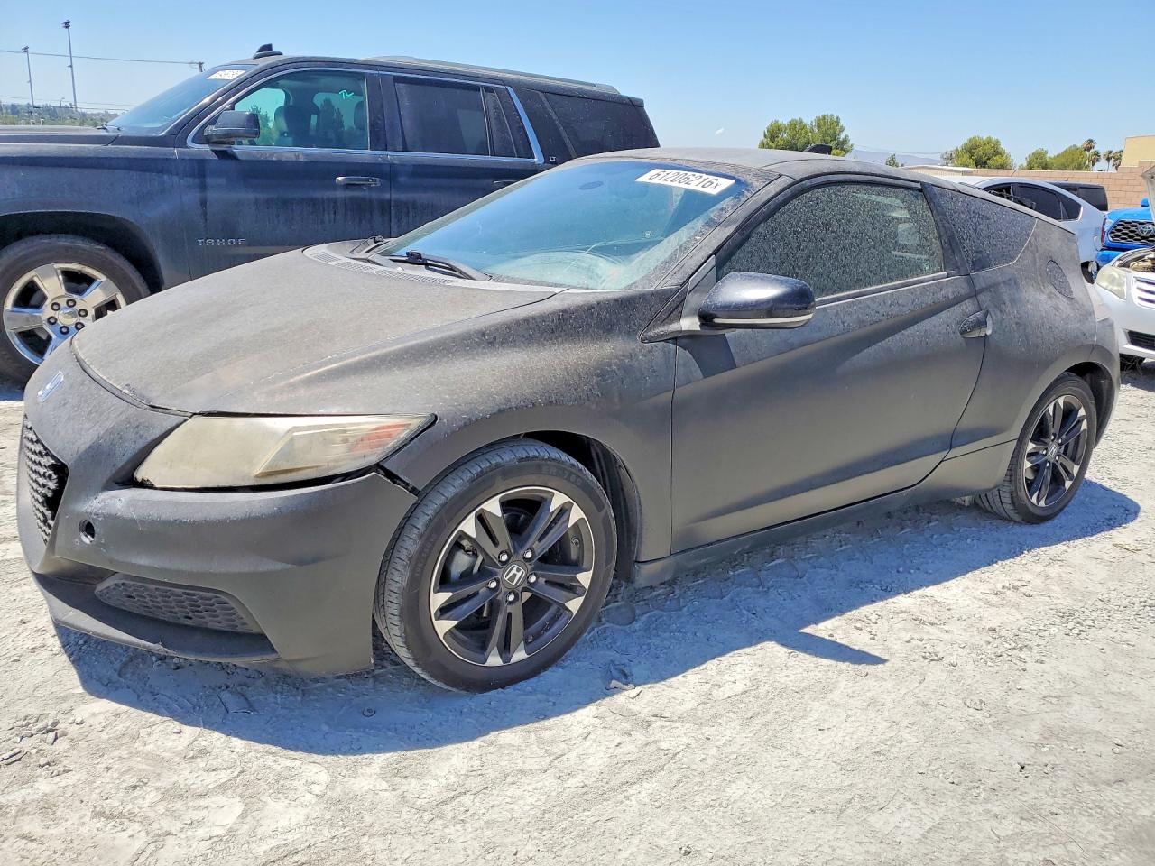 2013 Honda Cr-z Black vin: JHMZF1D49DS002024
