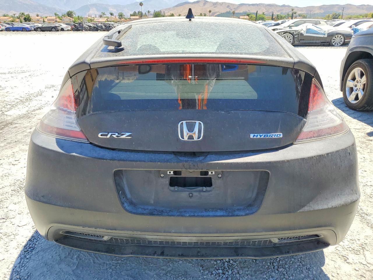 2013 Honda Cr-z Black vin: JHMZF1D49DS002024