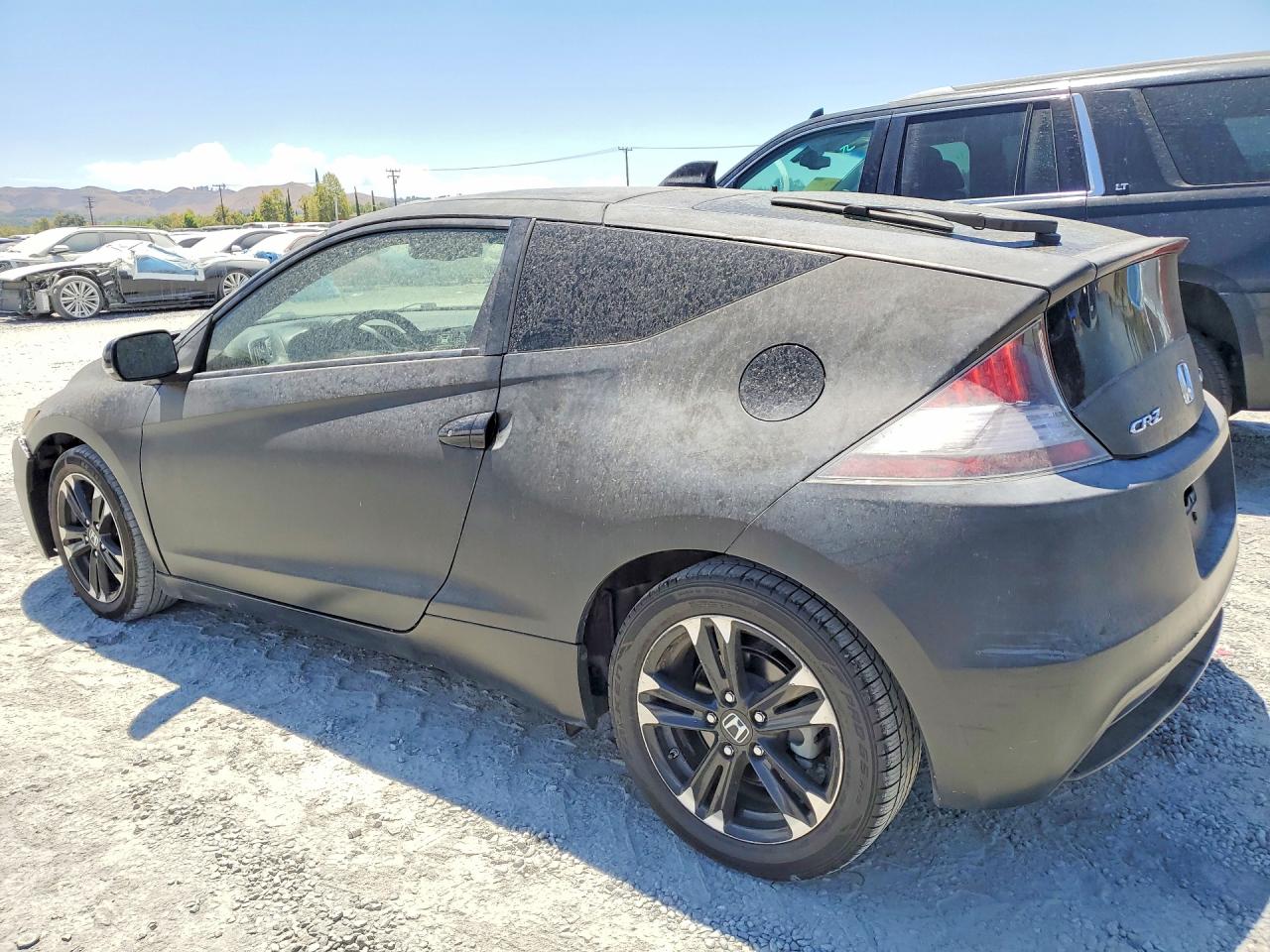 2013 Honda Cr-z Black vin: JHMZF1D49DS002024