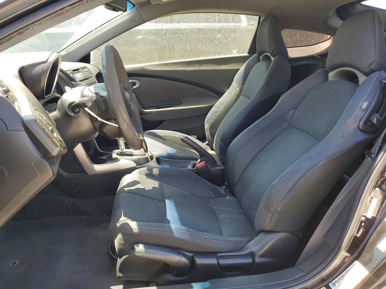 2013 Honda Cr-z Black vin: JHMZF1D49DS002024