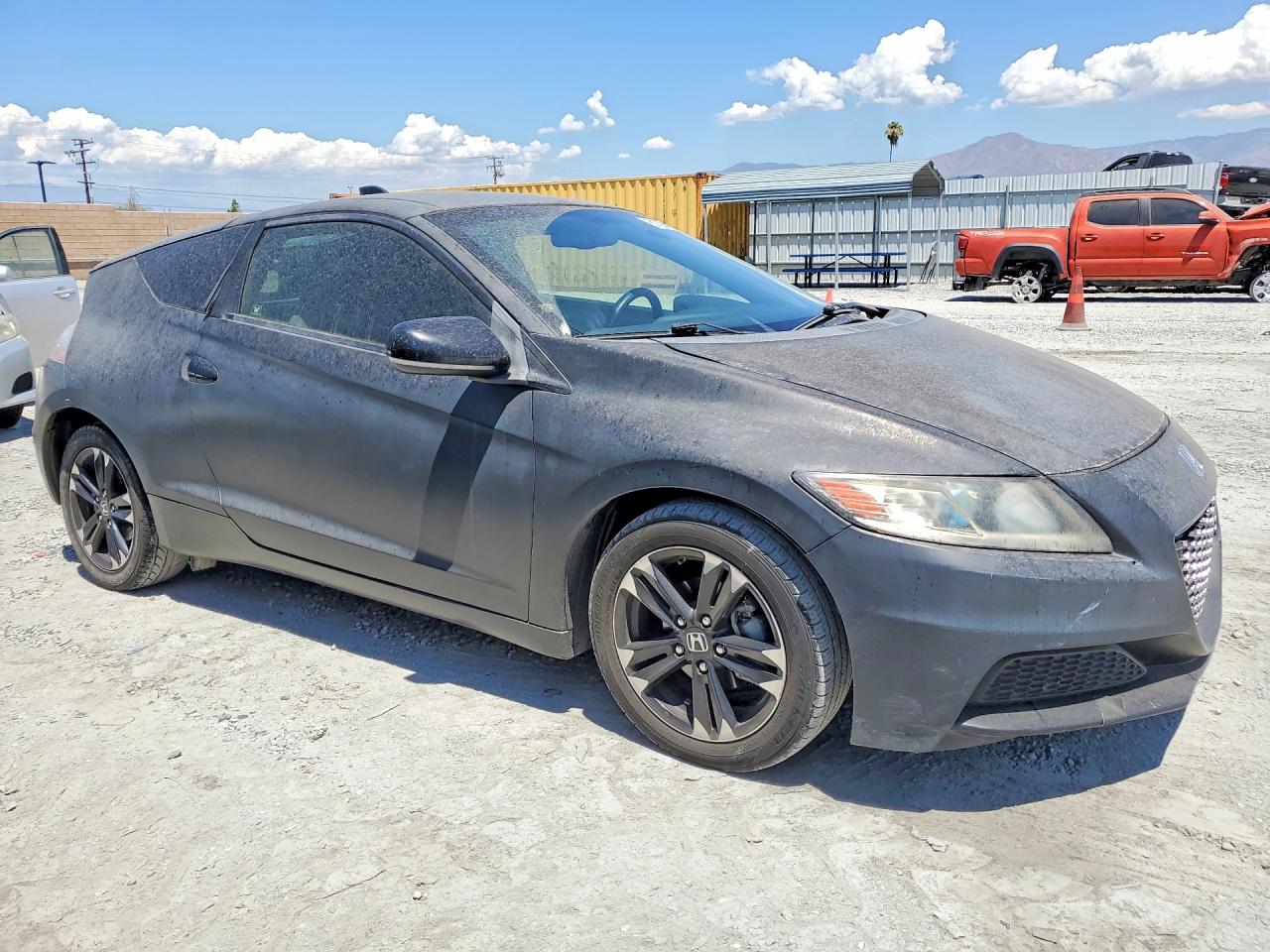 2013 Honda Cr-z Black vin: JHMZF1D49DS002024