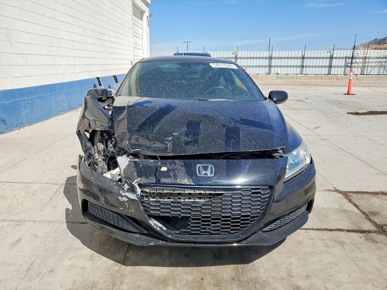 2013 Honda Cr-z Черный vin: JHMZF1D49DS002699