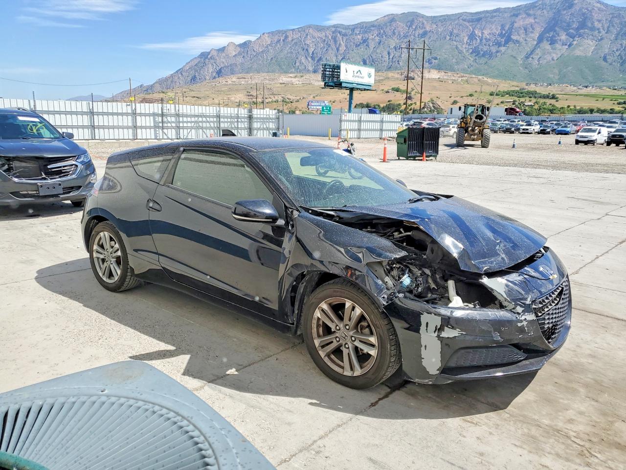 2013 Honda Cr-z Черный vin: JHMZF1D49DS002699