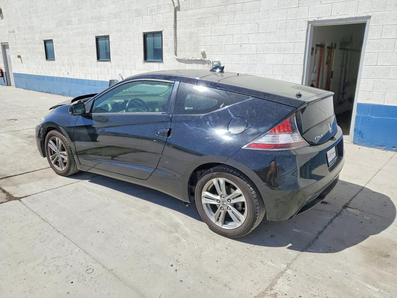 2013 Honda Cr-z Черный vin: JHMZF1D49DS002699