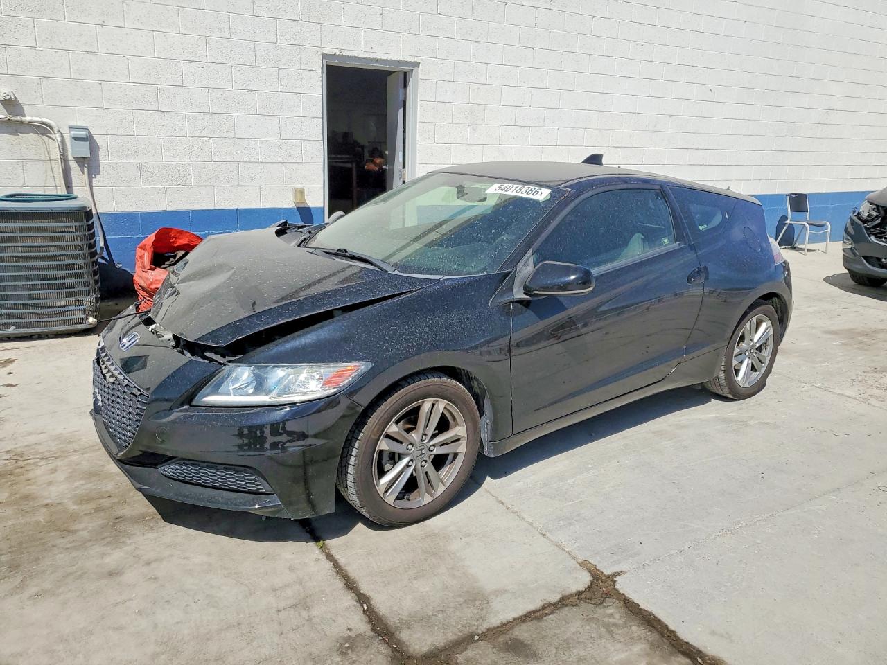 2013 Honda Cr-z Black vin: JHMZF1D49DS002699