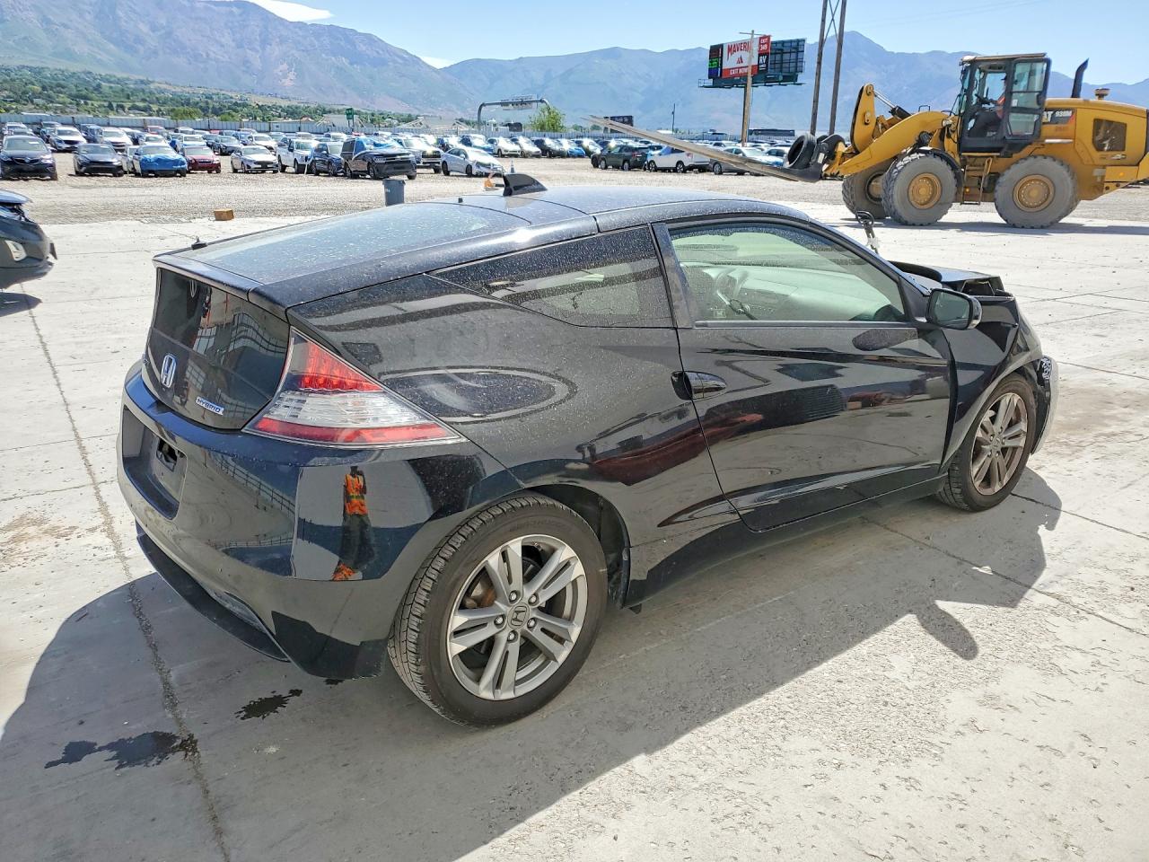 2013 Honda Cr-z Черный vin: JHMZF1D49DS002699