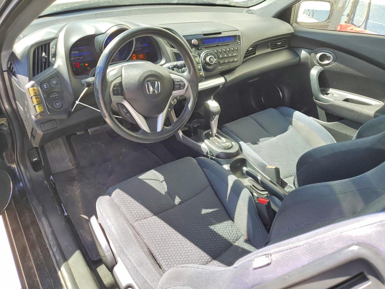 2013 Honda Cr-z Черный vin: JHMZF1D49DS002699
