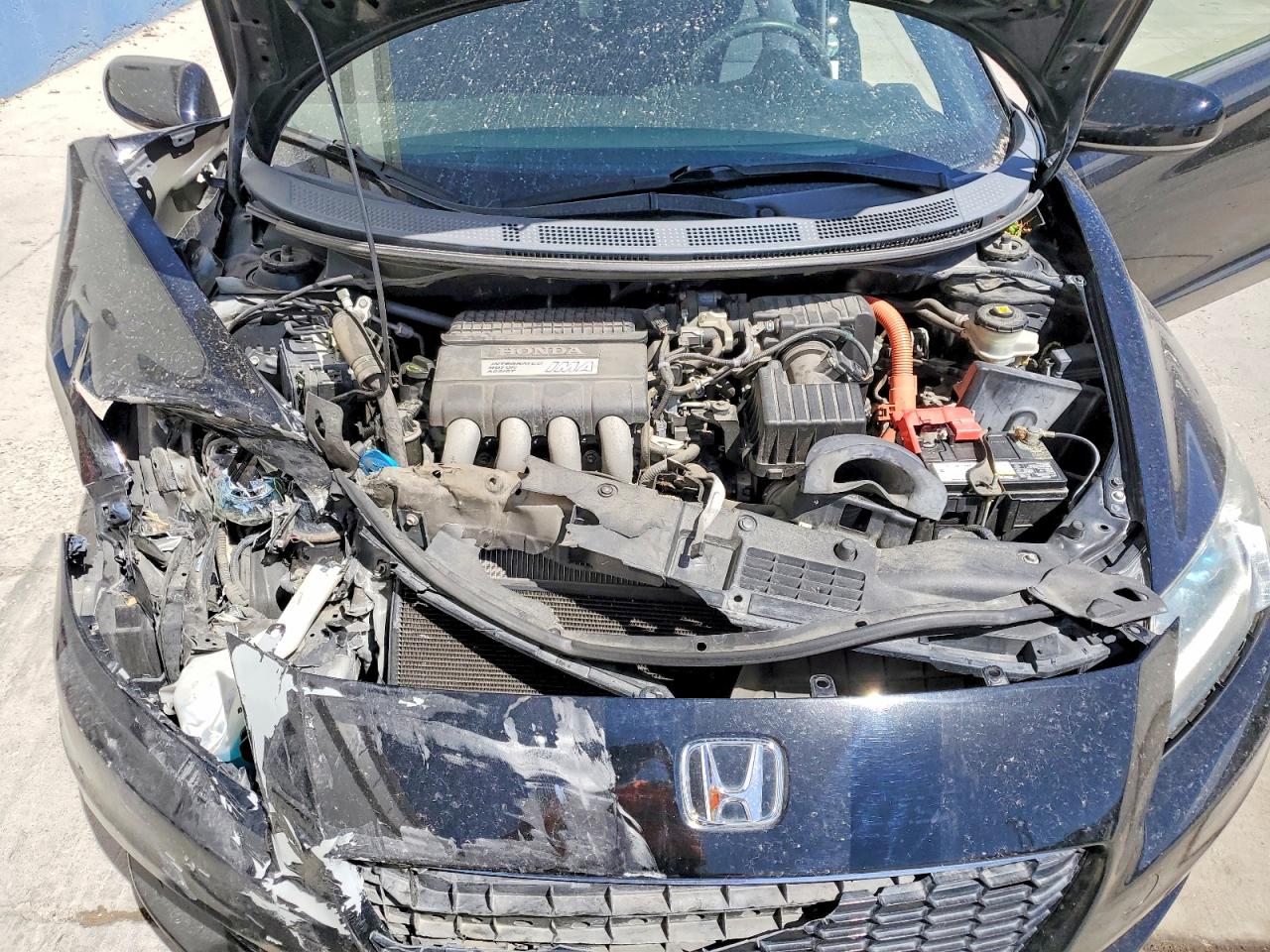2013 Honda Cr-z Черный vin: JHMZF1D49DS002699