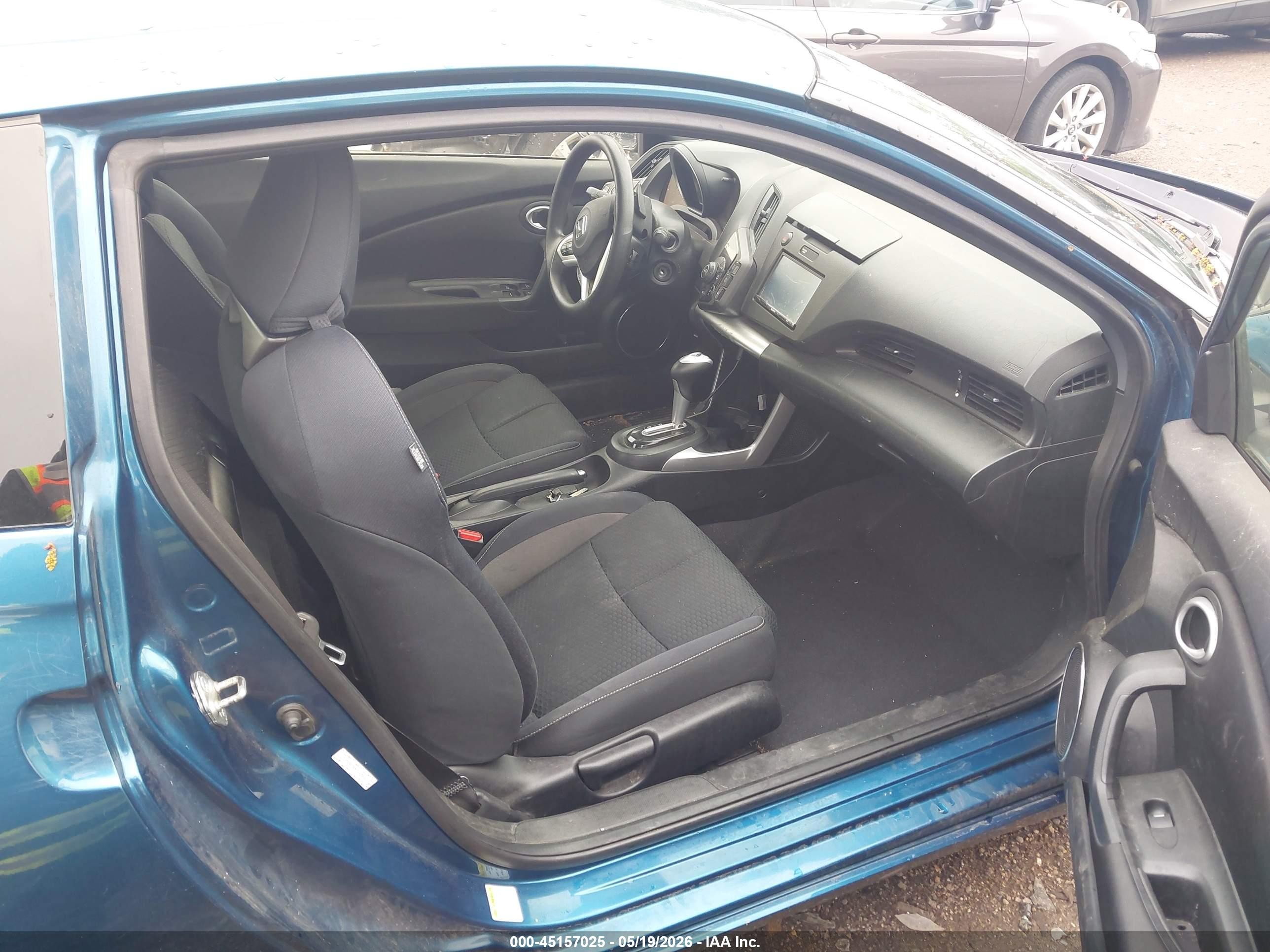 2013 Honda Cr-z   Blue vin: JHMZF1D49DS002721