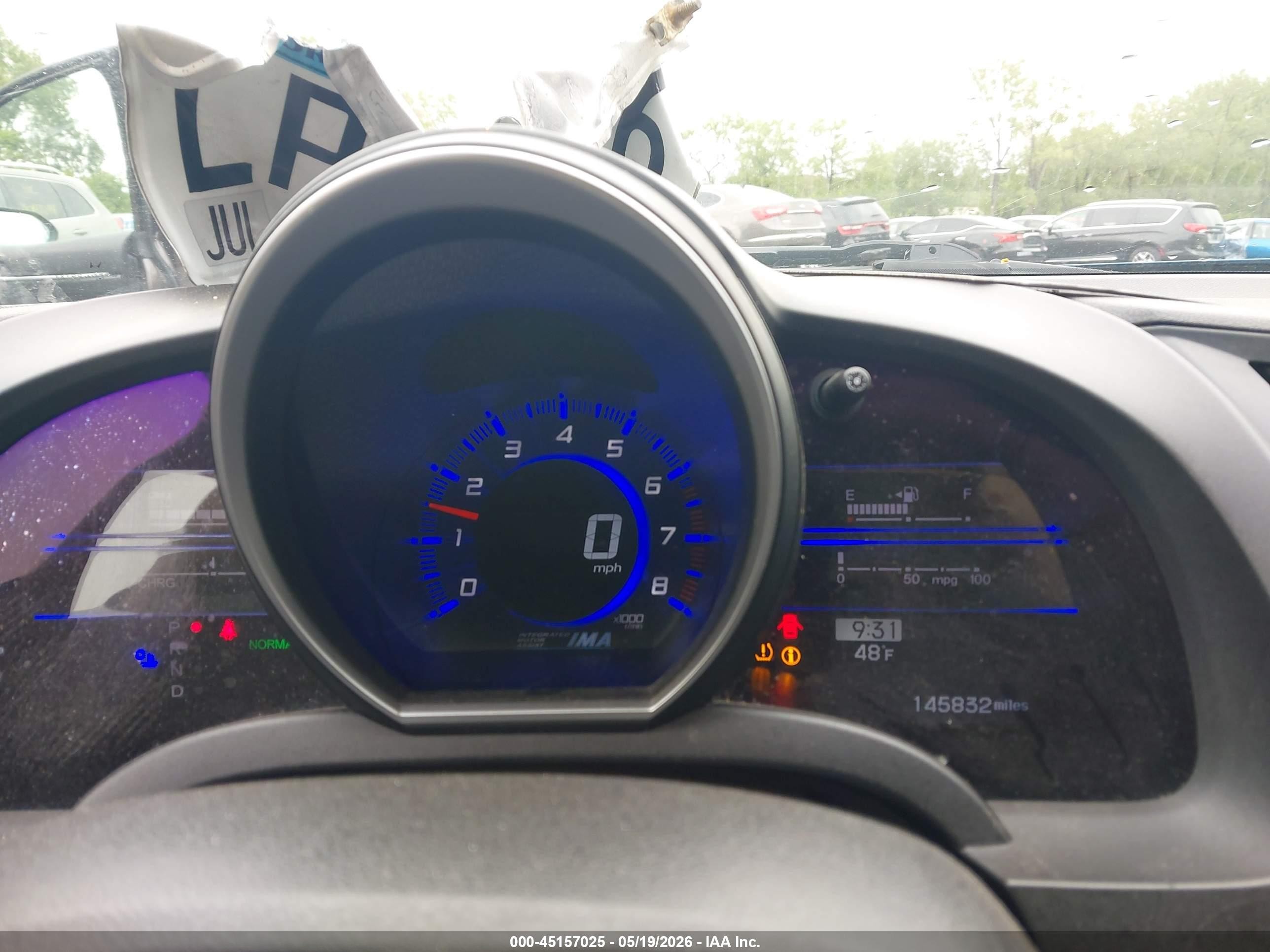 2013 Honda Cr-z   Blue vin: JHMZF1D49DS002721