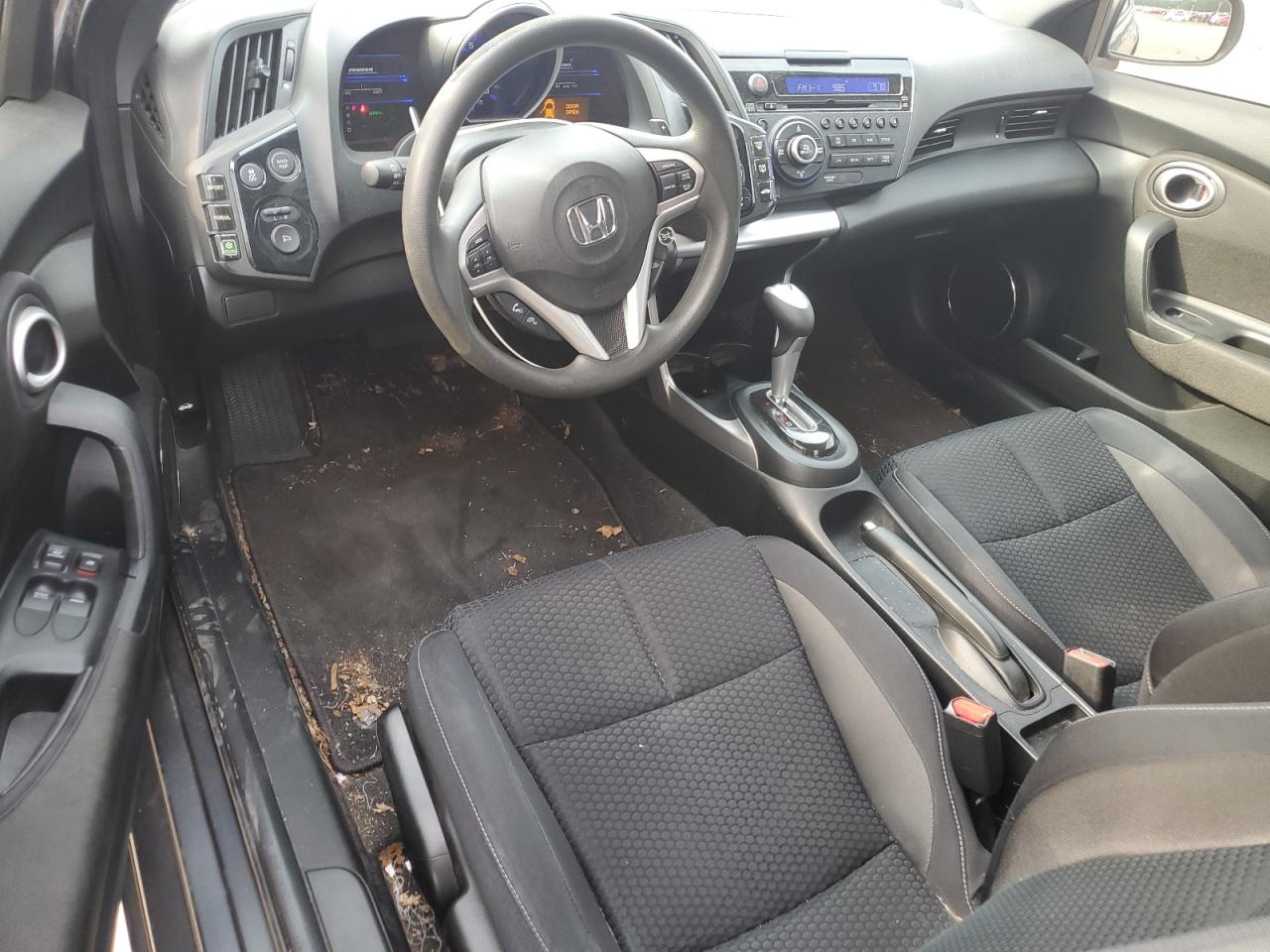 2013 Honda Cr-z Gray vin: JHMZF1D49DS003044