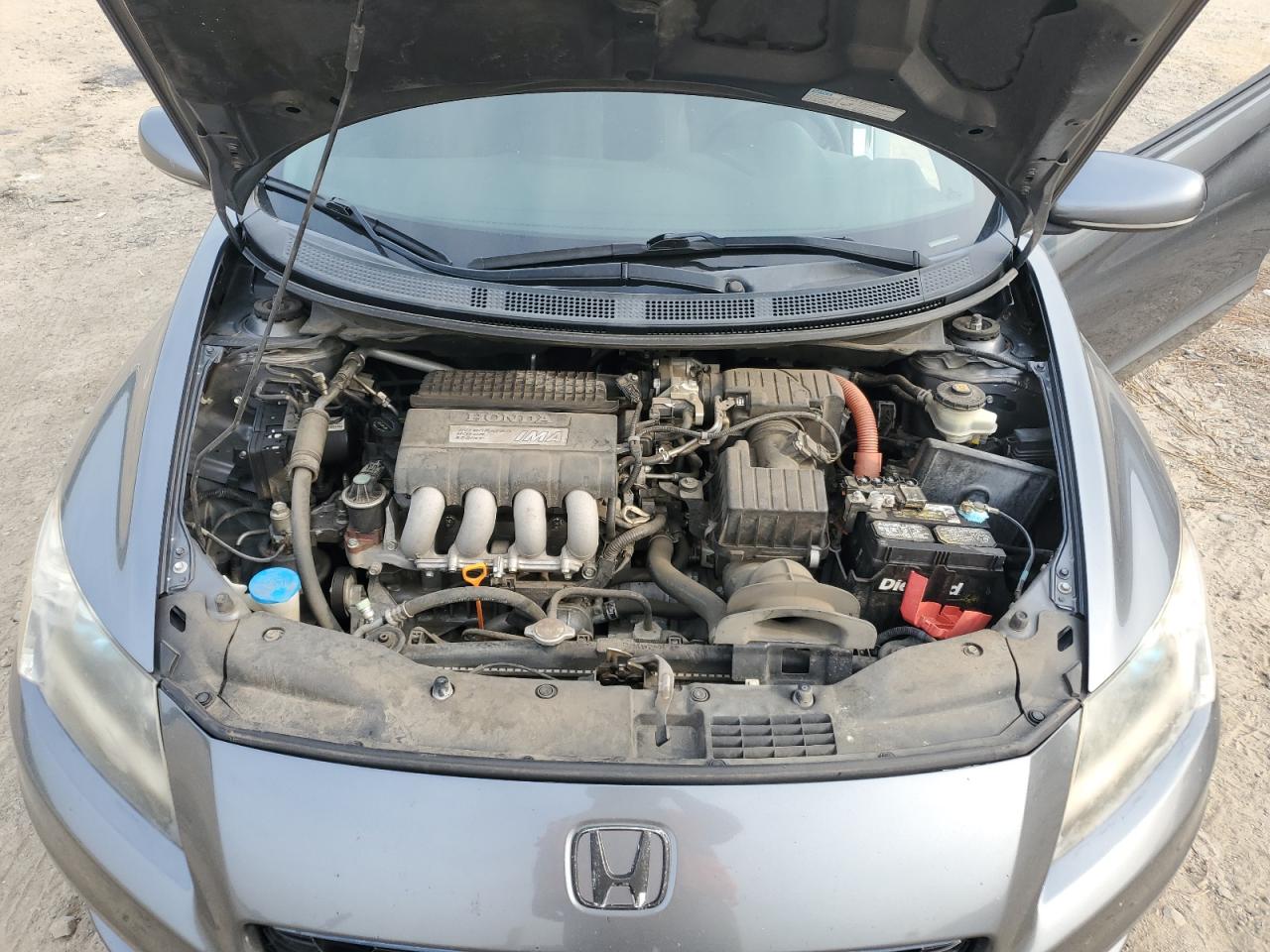 2013 Honda Cr-z Gray vin: JHMZF1D49DS003044