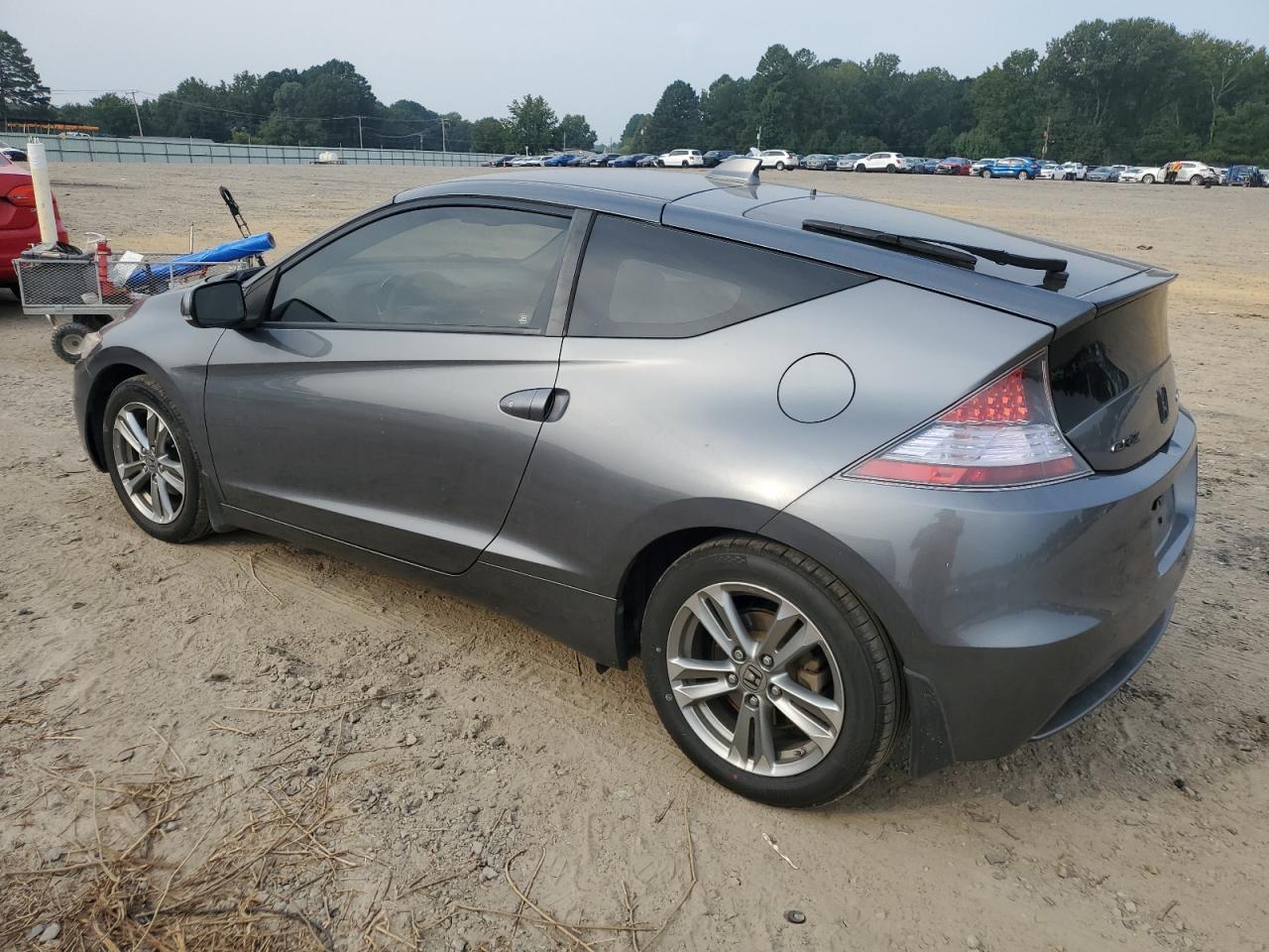 2013 Honda Cr-z Gray vin: JHMZF1D49DS003044