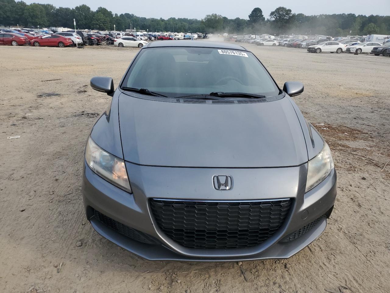 2013 Honda Cr-z Gray vin: JHMZF1D49DS003044