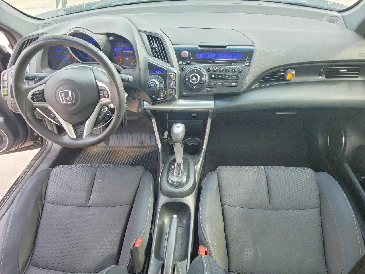 2013 Honda Cr-z Black vin: JHMZF1D49DS003738