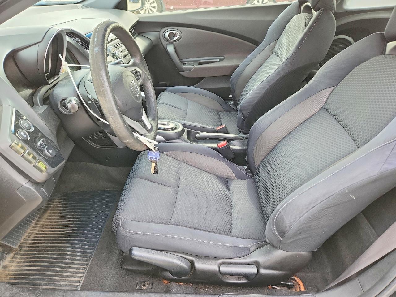 2013 Honda Cr-z Black vin: JHMZF1D49DS003738