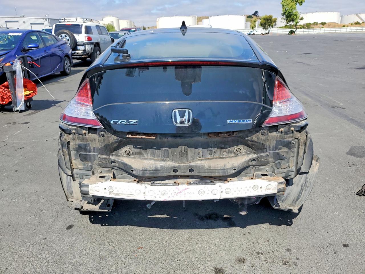 2015 Honda Cr-z Черный vin: JHMZF1D49FS002883