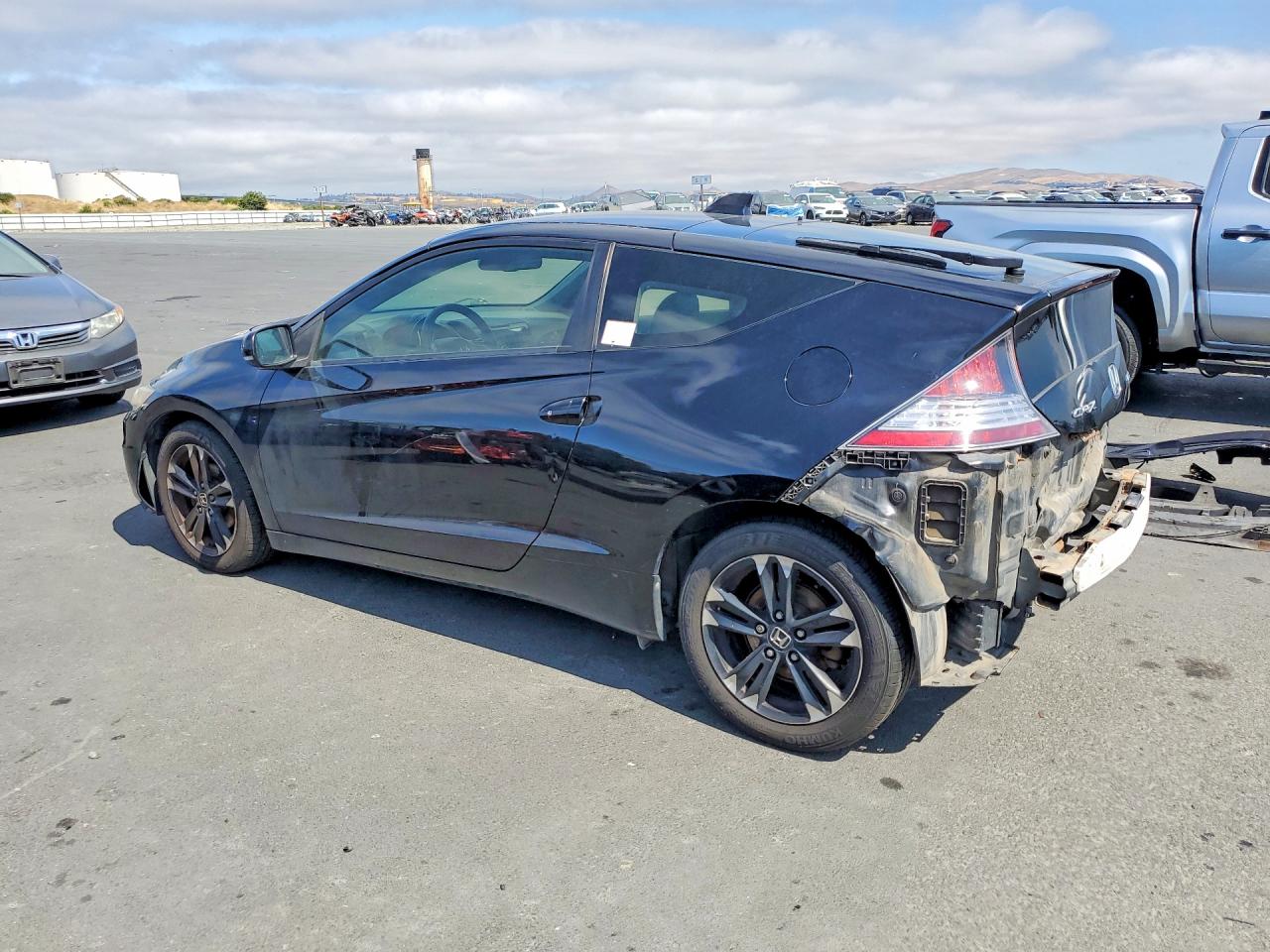 2015 Honda Cr-z Черный vin: JHMZF1D49FS002883