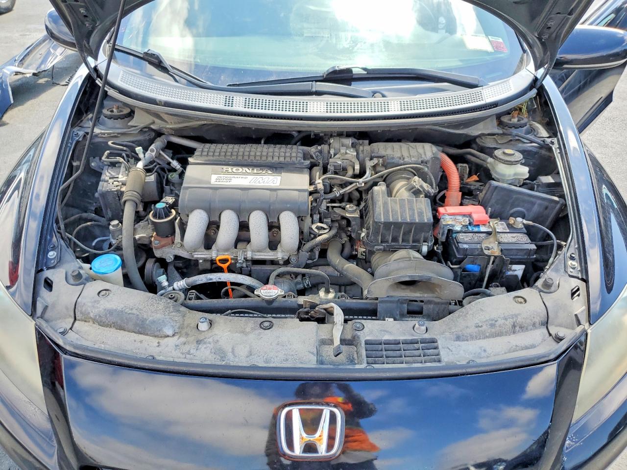 2015 Honda Cr-z Черный vin: JHMZF1D49FS002883