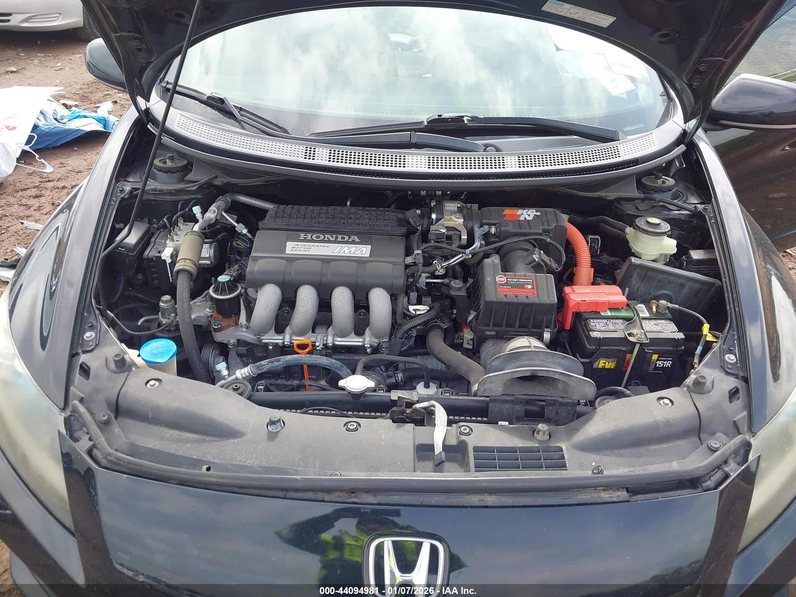 2016 Honda Cr-z Lx Black vin: JHMZF1D49GS000214