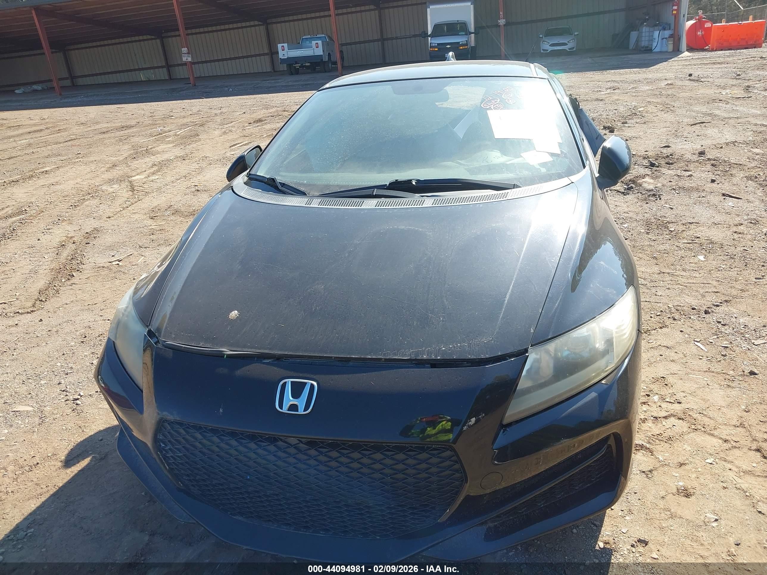 2016 Honda Cr-z Lx Black vin: JHMZF1D49GS000214
