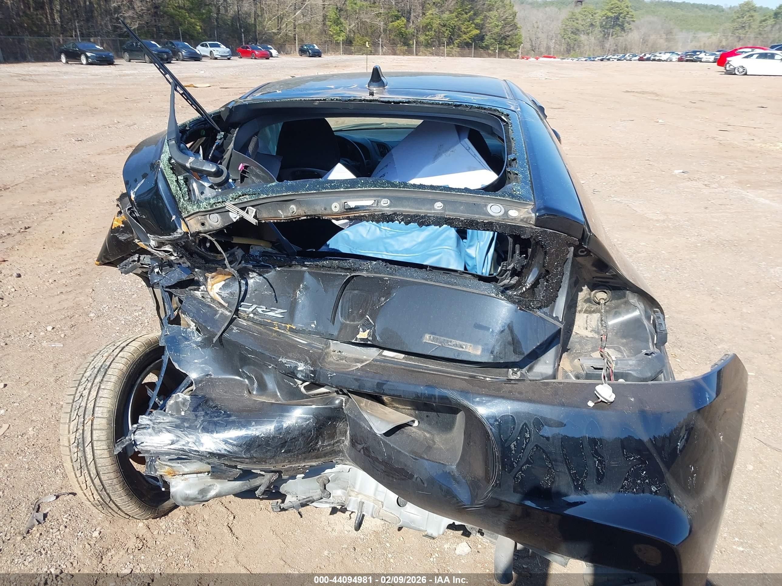 2016 Honda Cr-z Lx Black vin: JHMZF1D49GS000214