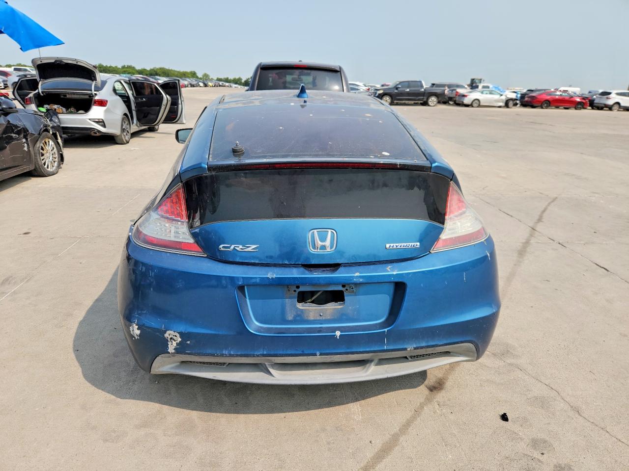 2011 Honda Cr-z Синий vin: JHMZF1D4XBS005477