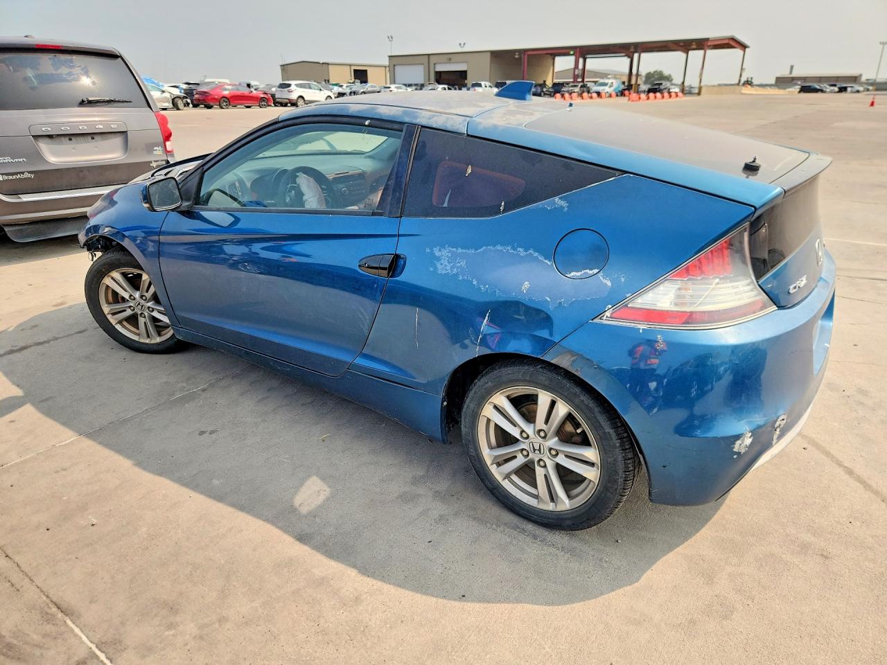 2011 Honda Cr-z Синий vin: JHMZF1D4XBS005477