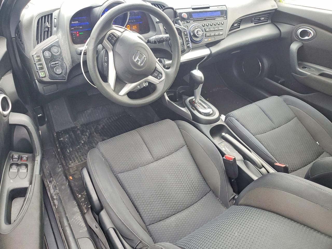 2013 Honda Cr-z Gray vin: JHMZF1D4XDS000394