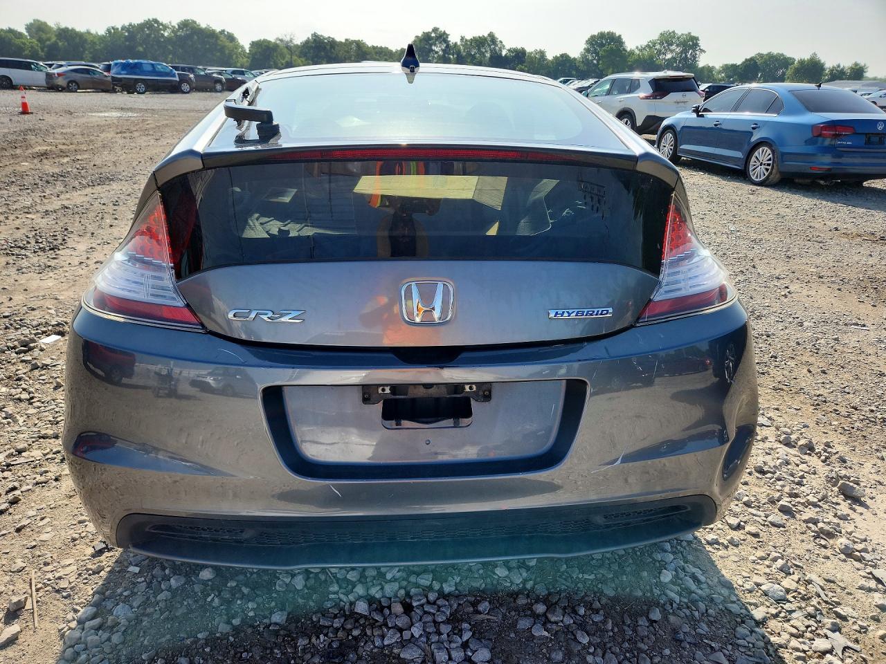 2013 Honda Cr-z Gray vin: JHMZF1D4XDS000394