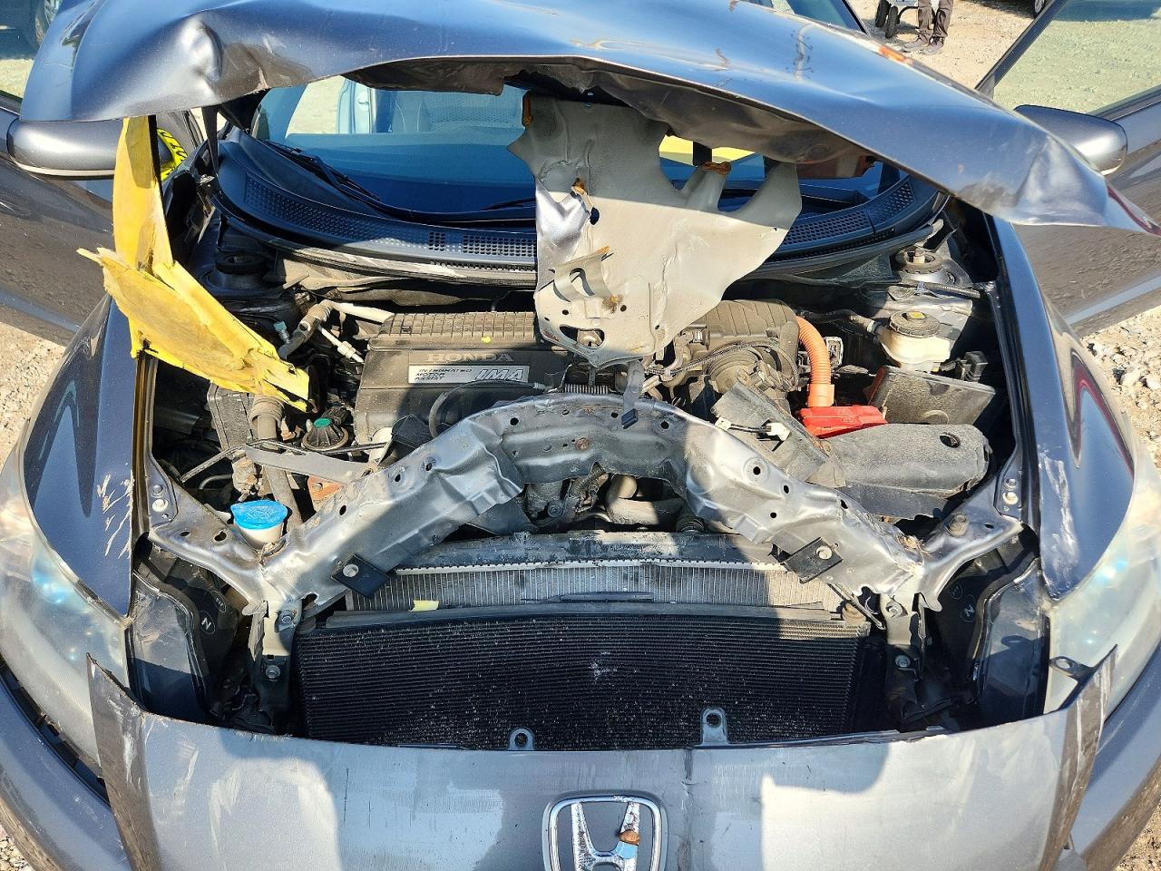 2013 Honda Cr-z Gray vin: JHMZF1D4XDS000394