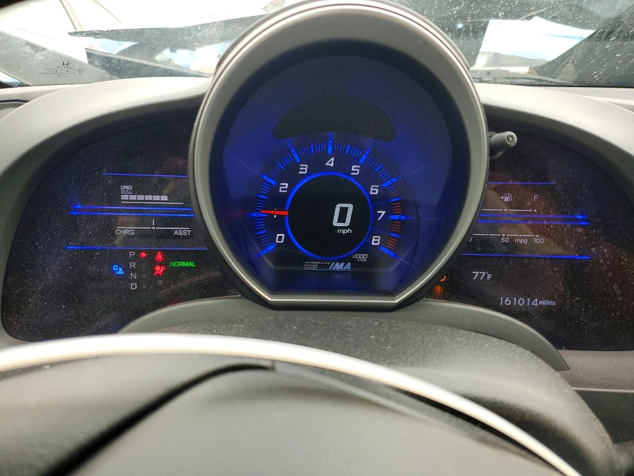 2013 Honda Cr-z Gray vin: JHMZF1D4XDS000394