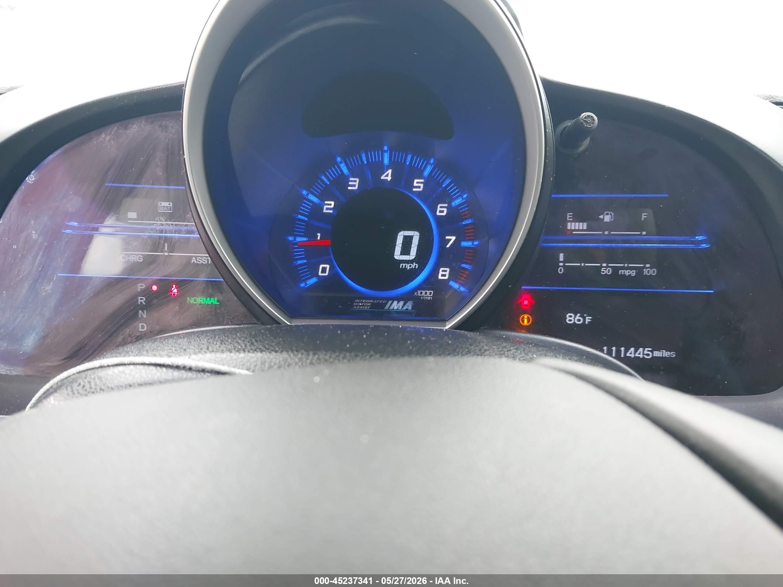 2011 Honda Cr-z Ex Серебряный vin: JHMZF1D60BS000290