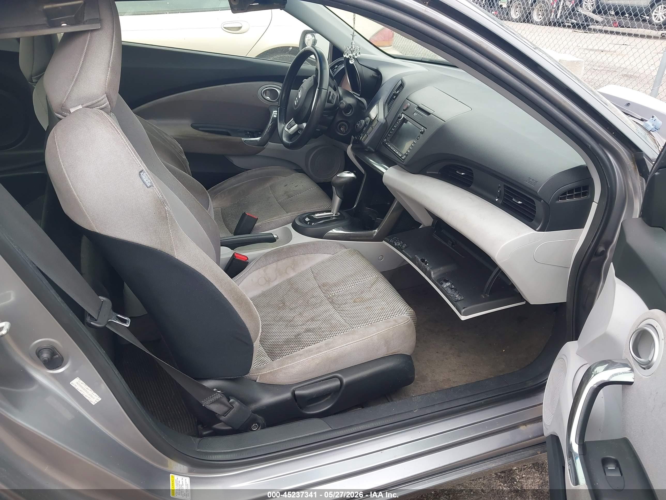 2011 Honda Cr-z Ex Серебряный vin: JHMZF1D60BS000290