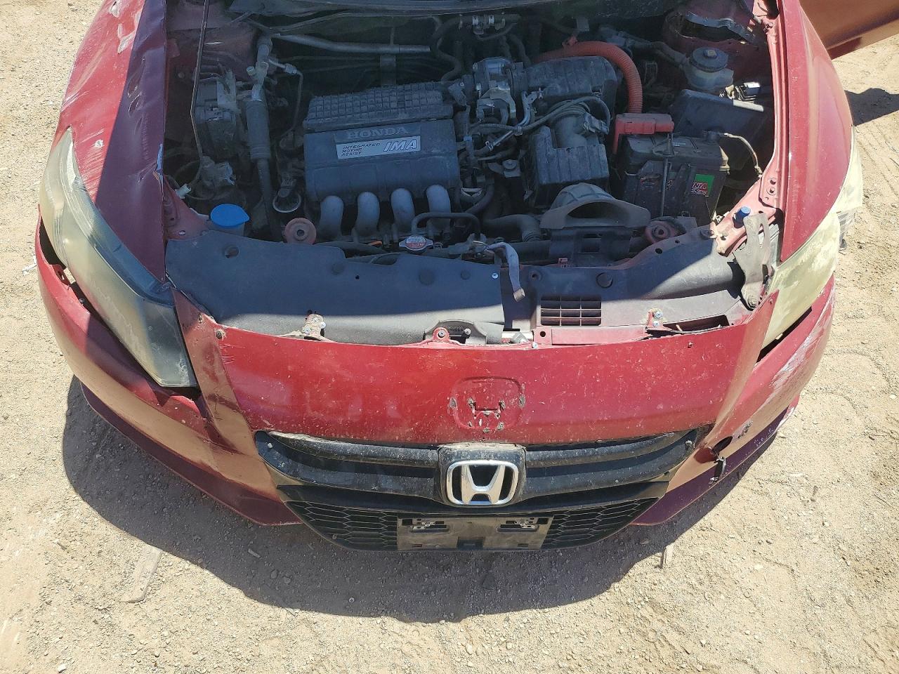 2011 Honda Cr-z Ex Red vin: JHMZF1D60BS008874