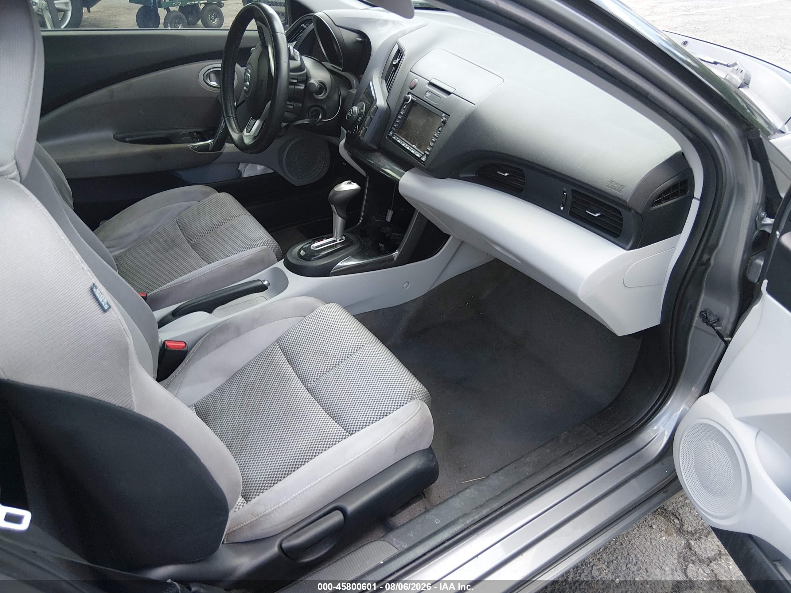 2012 Honda Cr-z Ex Gray vin: JHMZF1D60CS003451