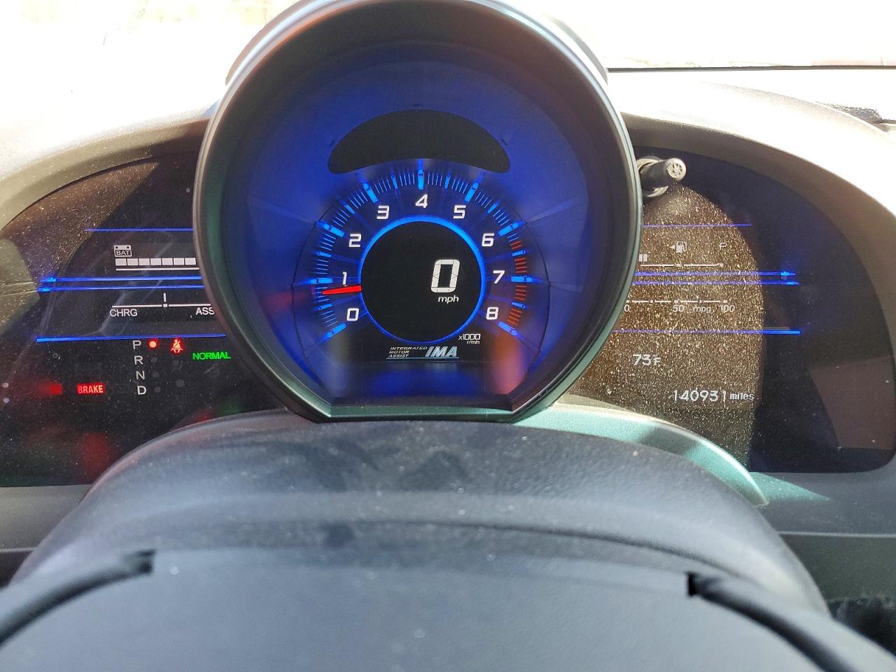 2013 Honda Cr-z Ex Blue vin: JHMZF1D60DS002883