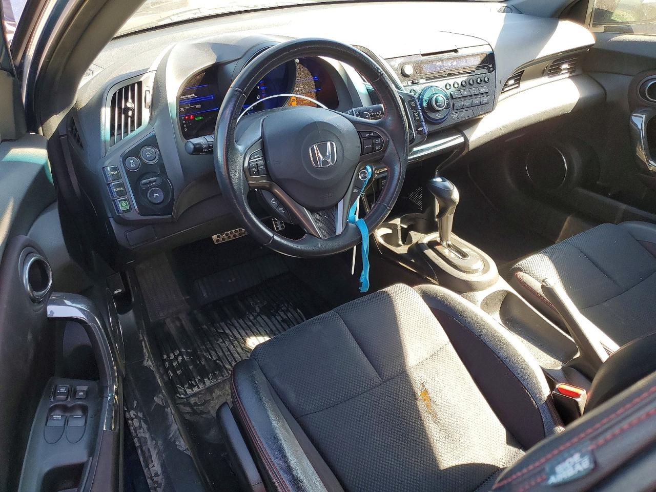 2013 Honda Cr-z Ex Blue vin: JHMZF1D60DS002883