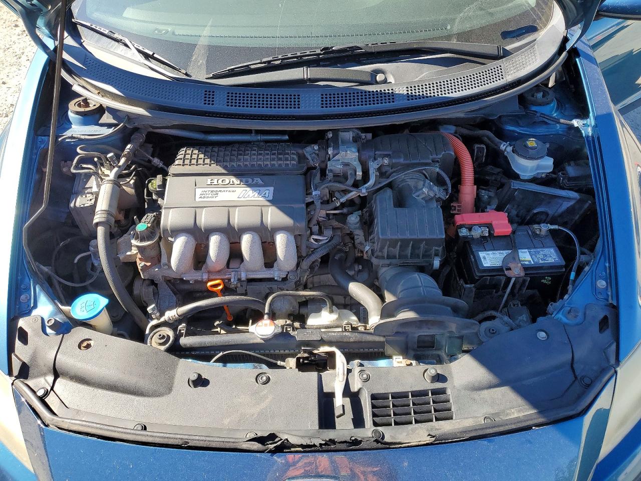 2013 Honda Cr-z Ex Blue vin: JHMZF1D60DS002883