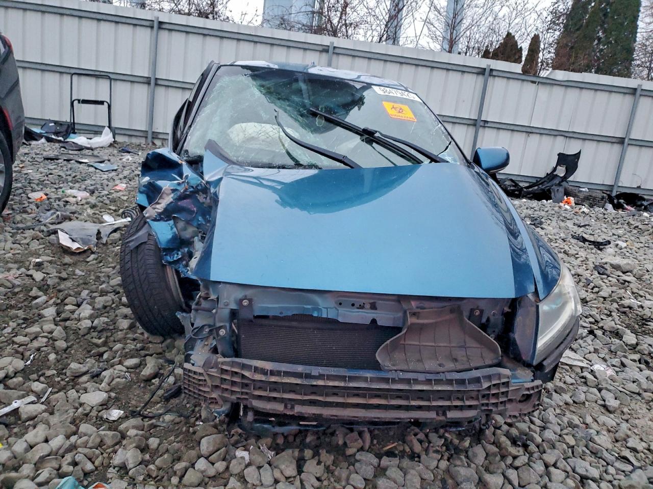 2014 Honda Cr-z Ex Blue vin: JHMZF1D60ES002528