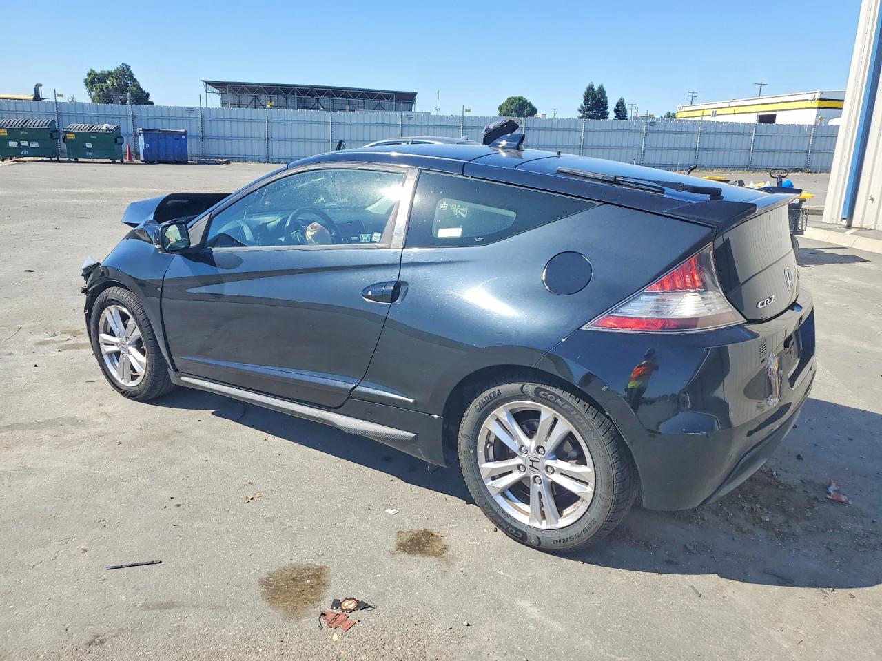 2011 Honda Cr-z Ex Black vin: JHMZF1D61BS002291