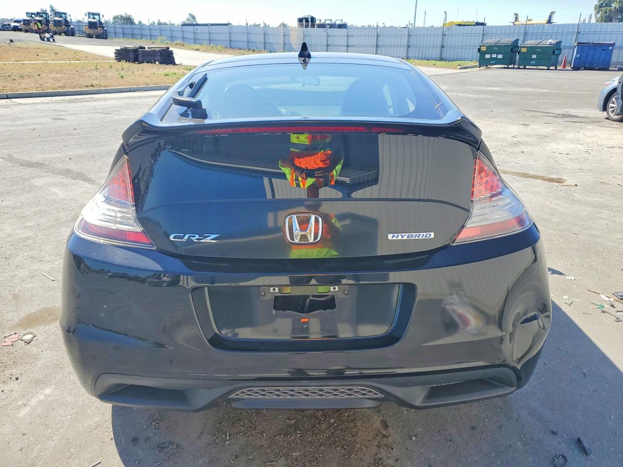 2011 Honda Cr-z Ex Black vin: JHMZF1D61BS002291