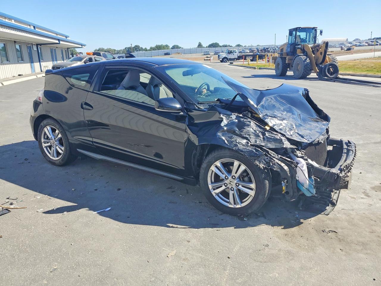 2011 Honda Cr-z Ex Black vin: JHMZF1D61BS002291