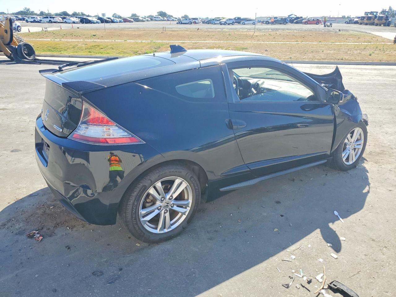 2011 Honda Cr-z Ex Black vin: JHMZF1D61BS002291