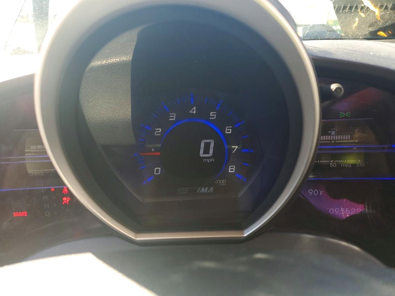 2011 Honda Cr-z Ex Black vin: JHMZF1D61BS002291