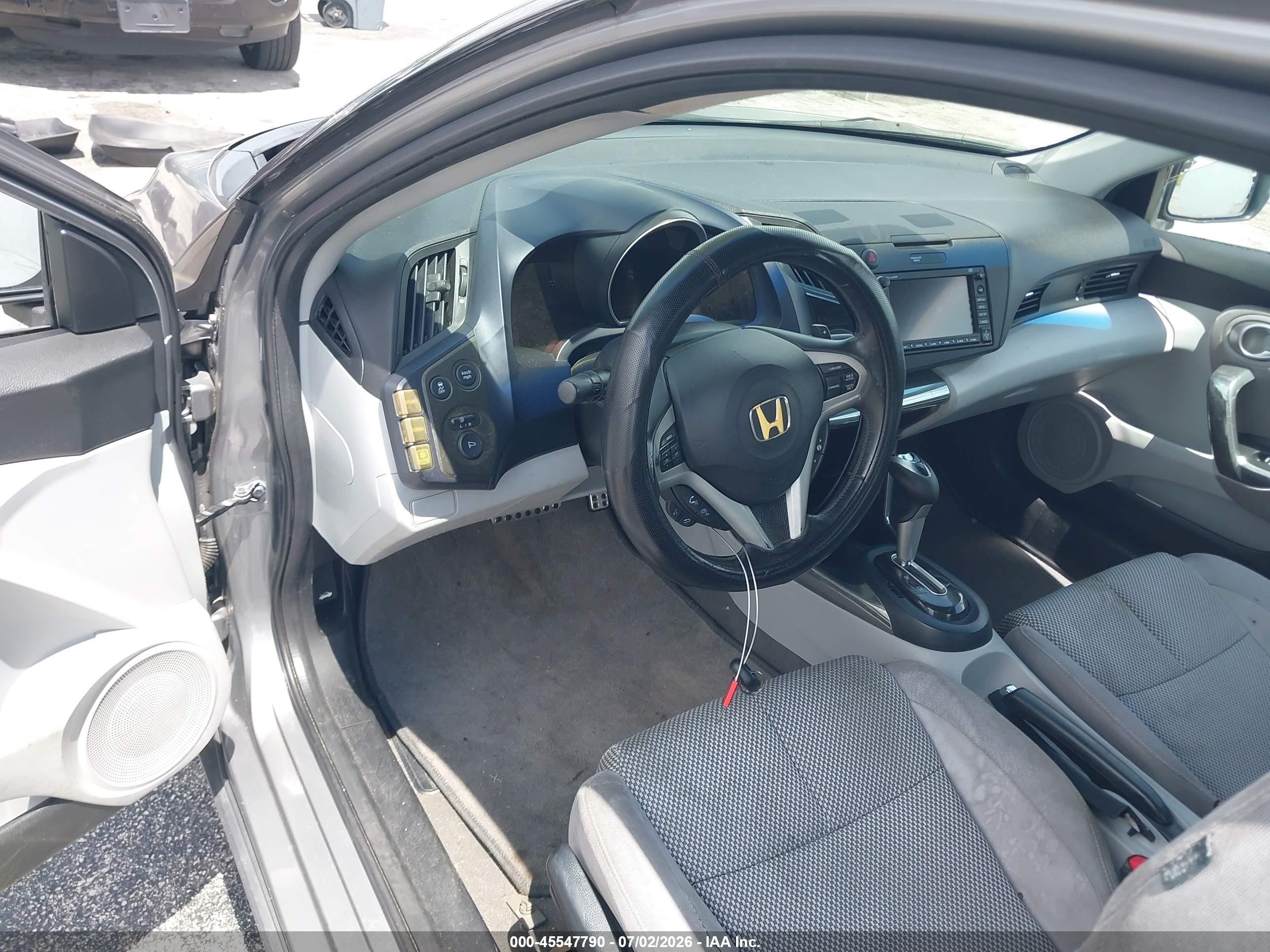 2011 Honda Cr-z Ex Silver vin: JHMZF1D61BS010732