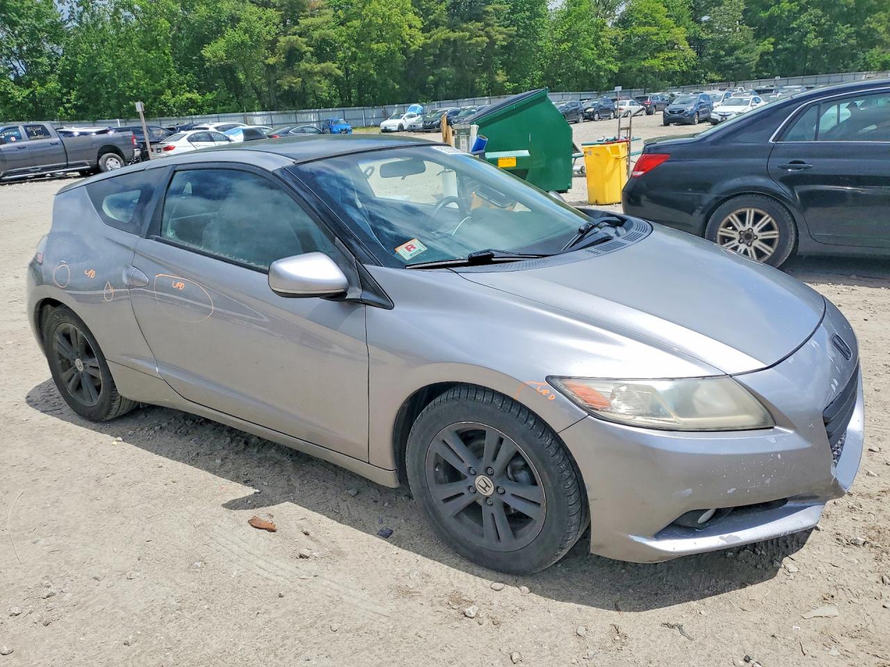 2011 Honda Cr-z Ex Silver vin: JHMZF1D61BS011945