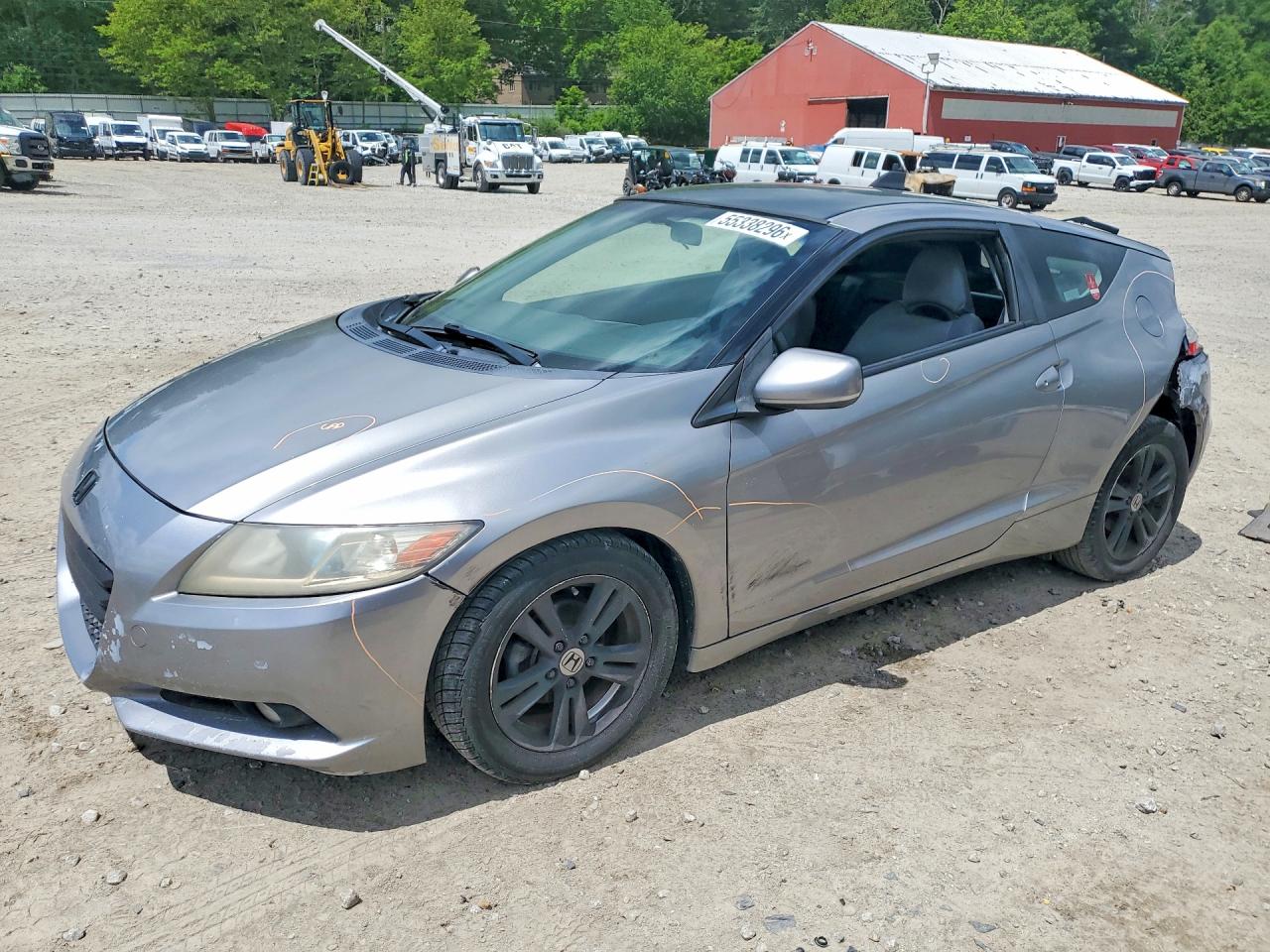 2011 Honda Cr-z Ex Silver vin: JHMZF1D61BS011945