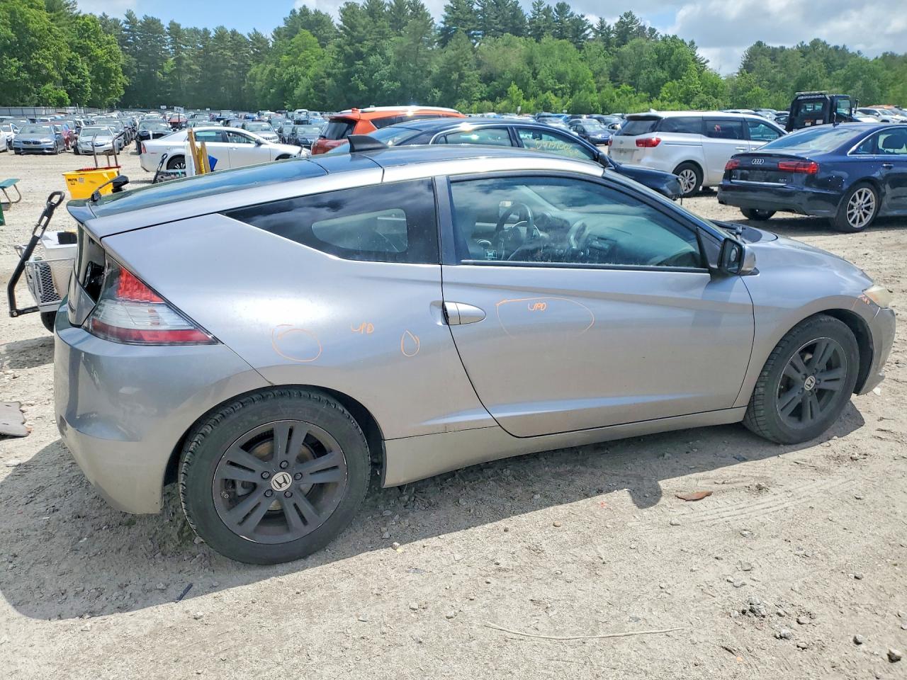 2011 Honda Cr-z Ex Silver vin: JHMZF1D61BS011945